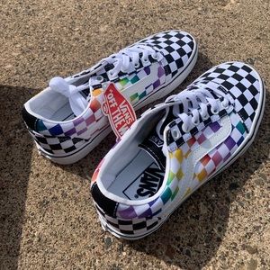 Rainbow Vans (brand new)